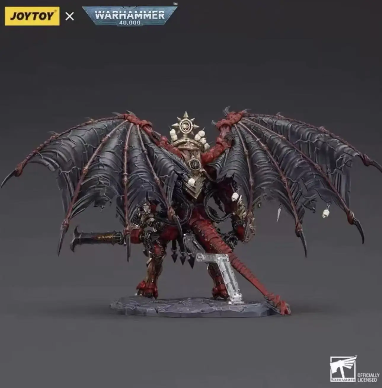 JOYTOY Dark Source Warhammer 40K World Eaters - Angron، Daemon Primarch (1/18 مقياس)