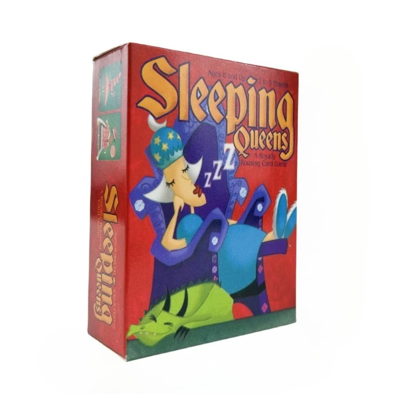 Full English Sleeping Queens Board Game Card Family Gift Wake Up Queen Strategy Game Fun Childrens Game Card
