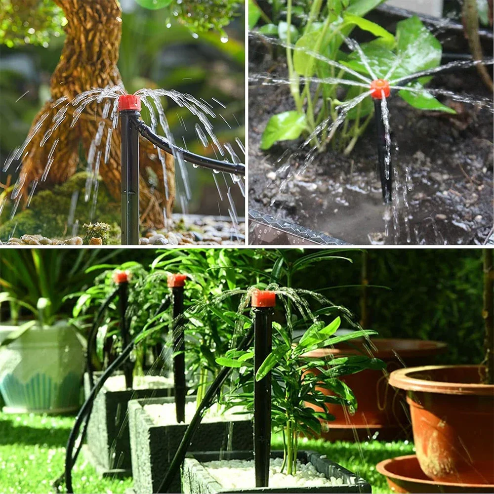 As Shown Automatic Watering System Adjustable Ejectors Customizable Water Flow Efficient Water Distribution For Gardens