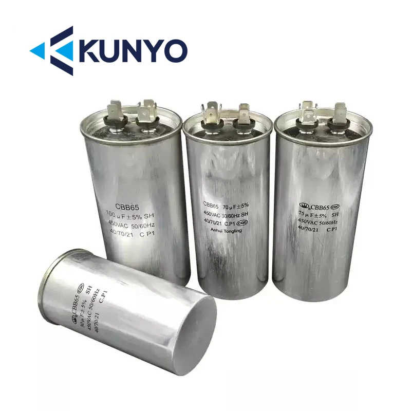 CBB65 450V AC Motor Capacitor Air Conditioner Compressor Start Capacitor 20/25/26/30/35/36/50/75UF