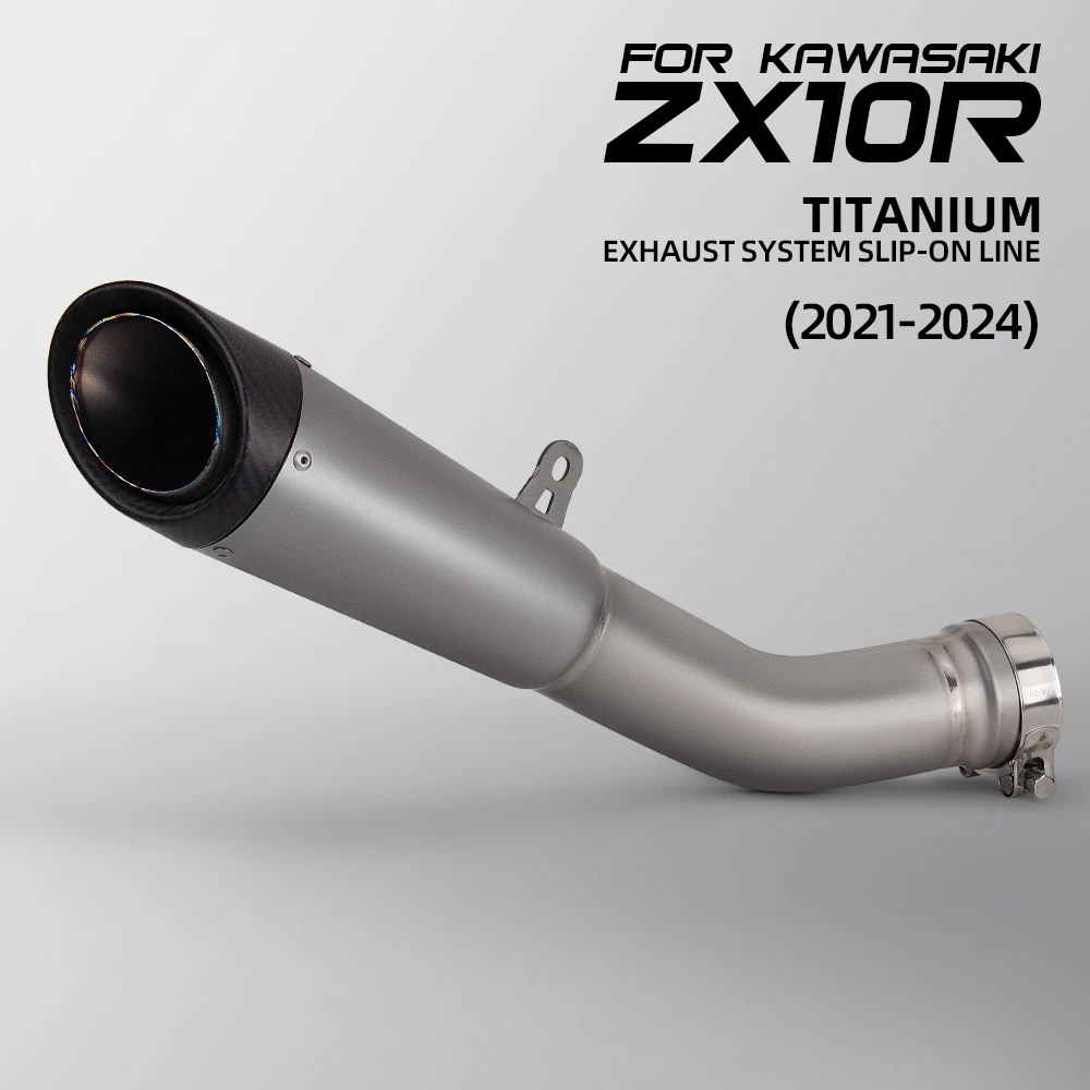 

Для KAWASAKI NINJA ZX10R ZX10RR 2021-2024 мотоциклетный проект выхлопной системы S1-GP титановый глушитель