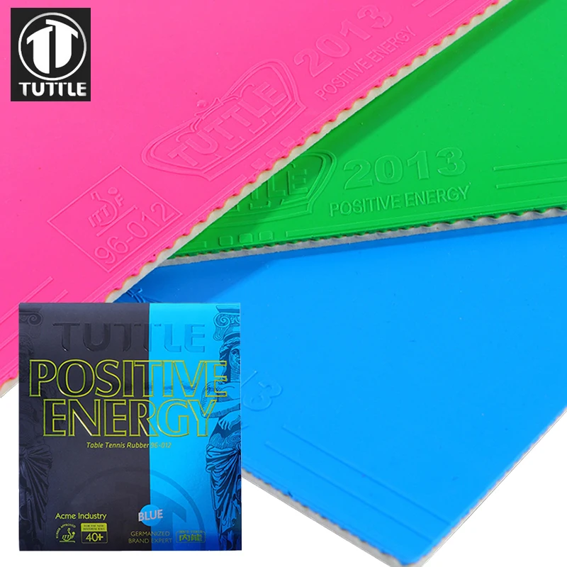 TUTTLE Color Table-tennis Rubber Sheet Pips in ITTF Approve No-sticky Rotation Ping Pong Rug with High Elastic Sponge for Pro