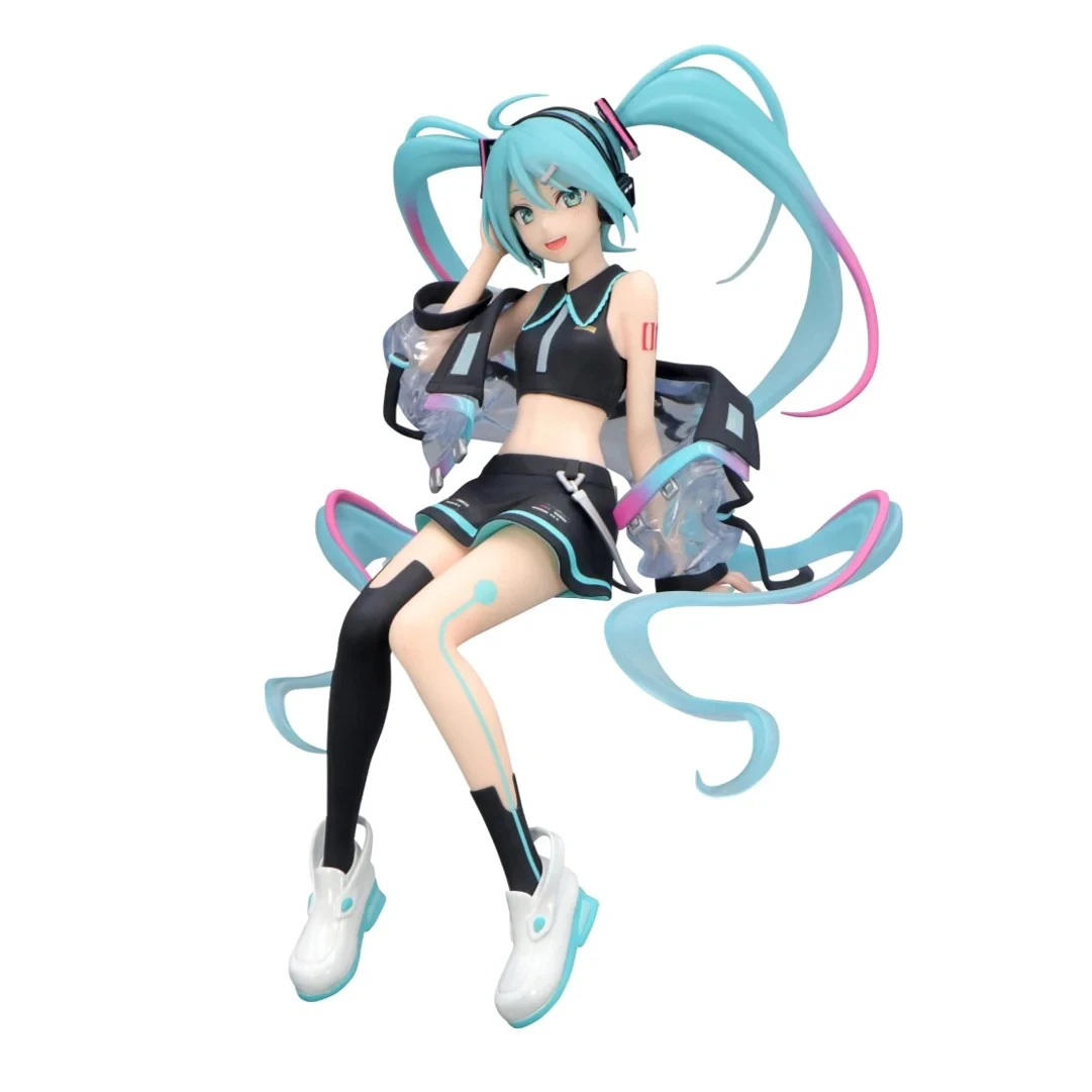 Judai Original FuRyu Noodle Stopper VOCALOID Hatsune Miku Neon Cyber PVC Action Figure Model Doll Toys