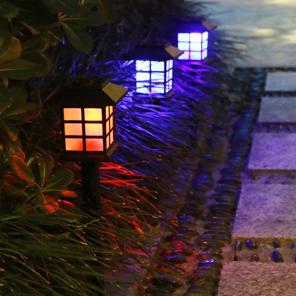 Outdoor Solar Light Led Home Small House Lawn Light For Garden/Landscape/Yard/Yard/Driveway/Sidewalk Lighting Decoration