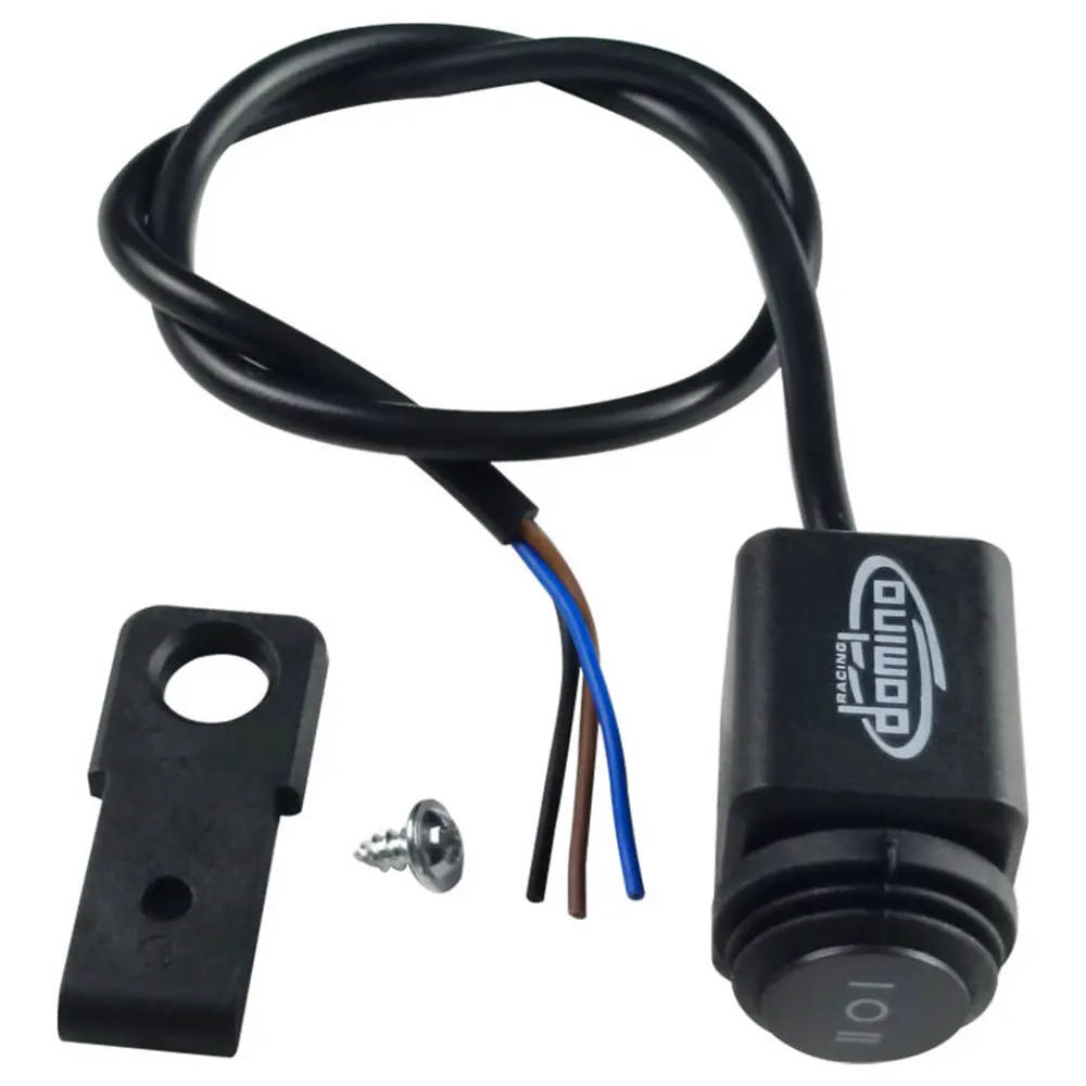 ON-OFF-ON Button Motorcycle Handlebar Switches Rearview Mirr