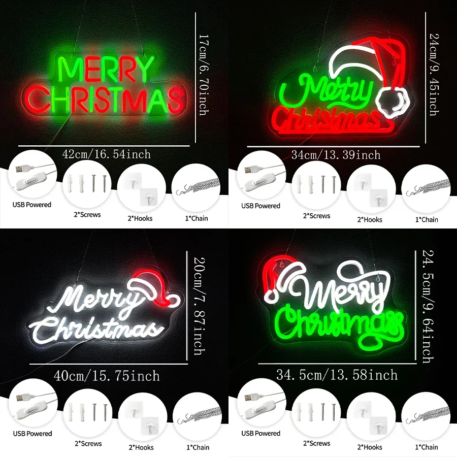 Christmas Series Candy Bar Neon Sign Spanish for Wall Decor for Room Full Marriages Bedroom Light Name Party Window Led Club