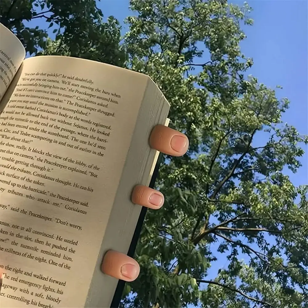 

Realistic Finger Bookmarks Finger Shape Durable 3D Finger Paper Clips Easy To Use Halloween Gift Funny Paperclip Set Gift