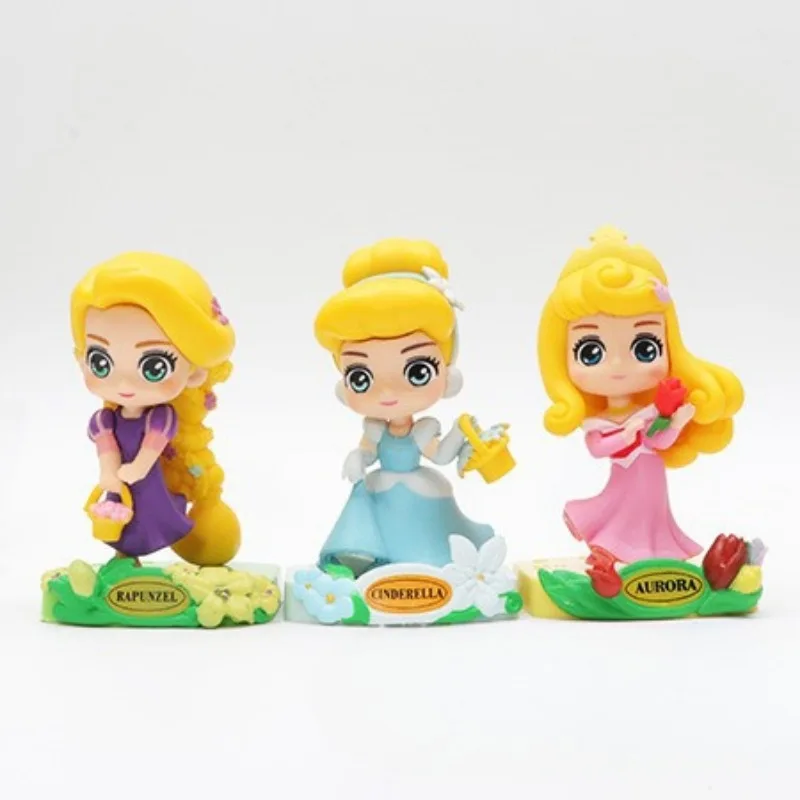 Afbeelding 5: Disney Sneeuwwitte Actiefiguren Pop Cartoon Schattige Kinderen Themafeest Taart Decoratie Auto Interieur Ornament Meisjes Verjaardagscadeaus