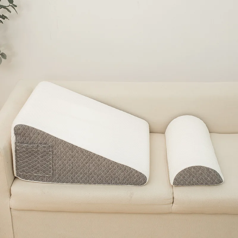 Bed Wedge Pillow for Sleeping Adjustable Folding Wedge Pillow for Snoring After Surgery Elevated Triangle Wedge for Back Pain