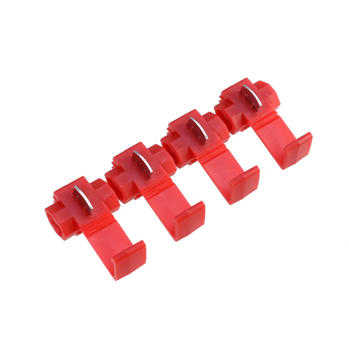 

OSALADI 100pcs Solderless Wire Connector Branch Quick Electrical Terminal for Home Projects