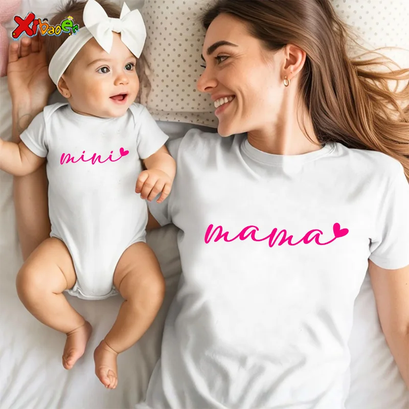 Mama Mini Shirts Mother Day Outfits Family Vacation Shirts Family Matching Outfits Shirt Holiday Party Outfits Clothes Gift