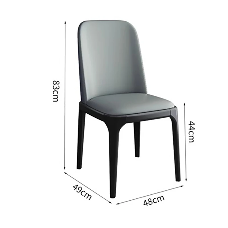 Set Of 2 Modern Dining Chairs Luxury Trendy Nordic Living Room Dining Chairs Comfortable Aesthetic  Furniture