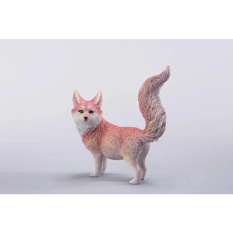 Jxk escala 1/6, múltiplas cores, animal de estimação fofo, mini espírito, raposa, modelo de raposa da moda para figuras de ação de 12 '', acessórios, ornamentos de carro