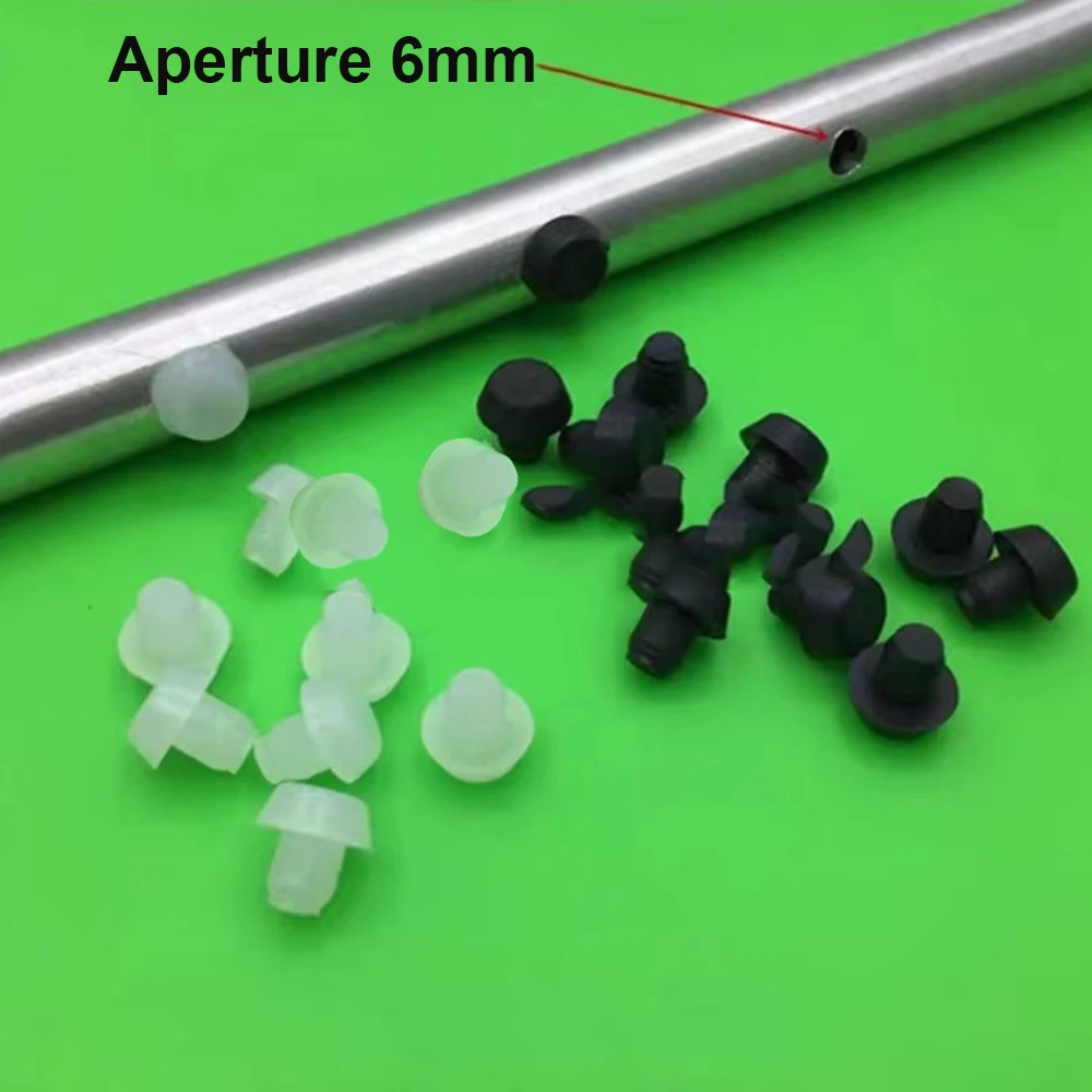 

6mm Small White Grain Glue Nail Plastic Grain Office Chair Foot Pad Stool Pad Plug Hole Plug Anti-skid Pad
