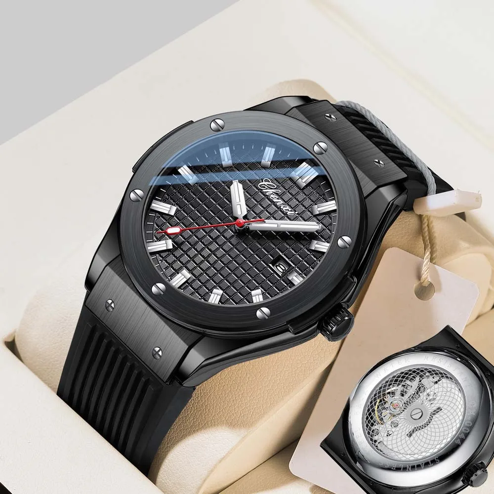 CHENXI Men's Quartz Watch Large Dial Watch Men's High-Quality Design Luminous Calendar Water-Resistant Stylish Men's Watch reloj