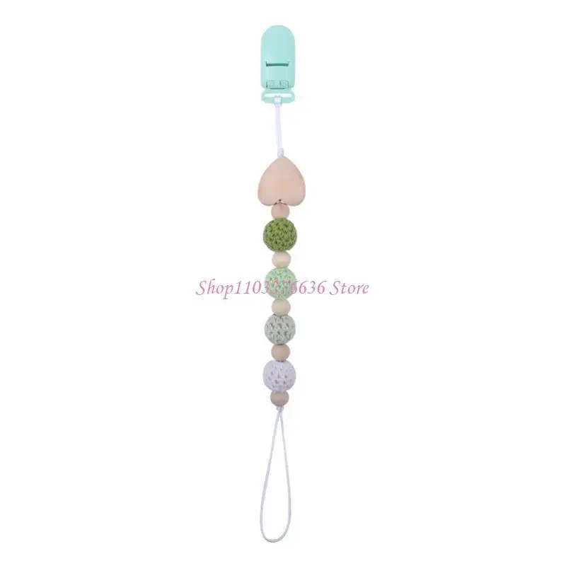 R6FD Baby Teething for Newborn Infants Pacifier Clip Toy for Teeth Massage Babies Gums Portable for Infants Newborn