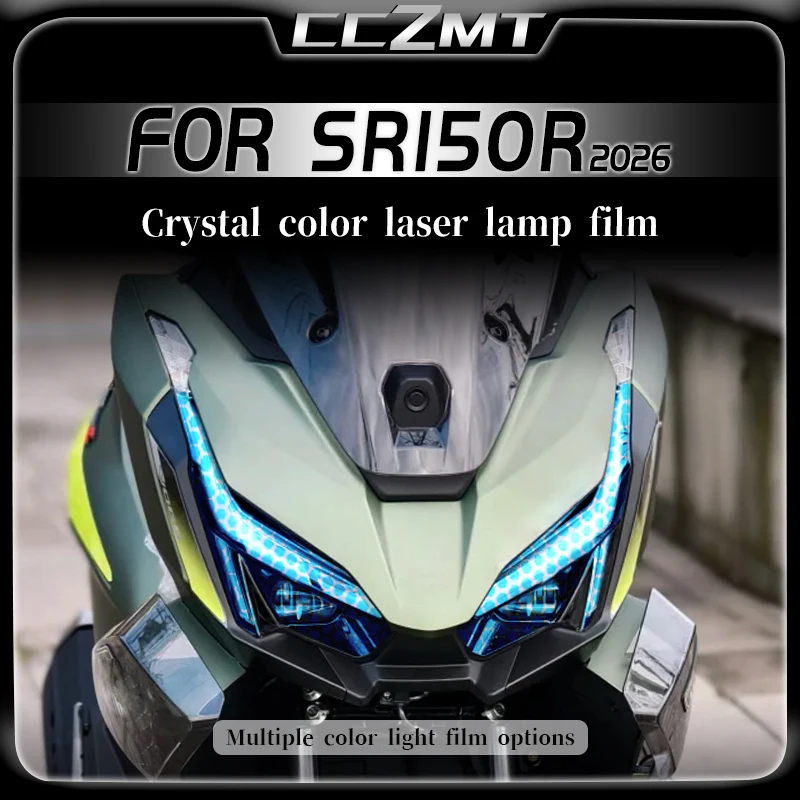 

For VOGE Wing Loong SR150R 2026 headlight film transparent protective film honeycomb laser light film modification accessories