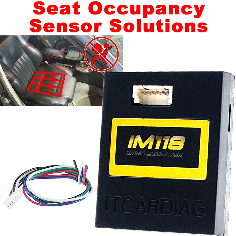 Immobilizer IM118 Emulator Emulador IMMO OFF PK OF96 OF110 K-LINE CANBUS Car Tester Tacho tester ESL ELV Seat occupancy solution