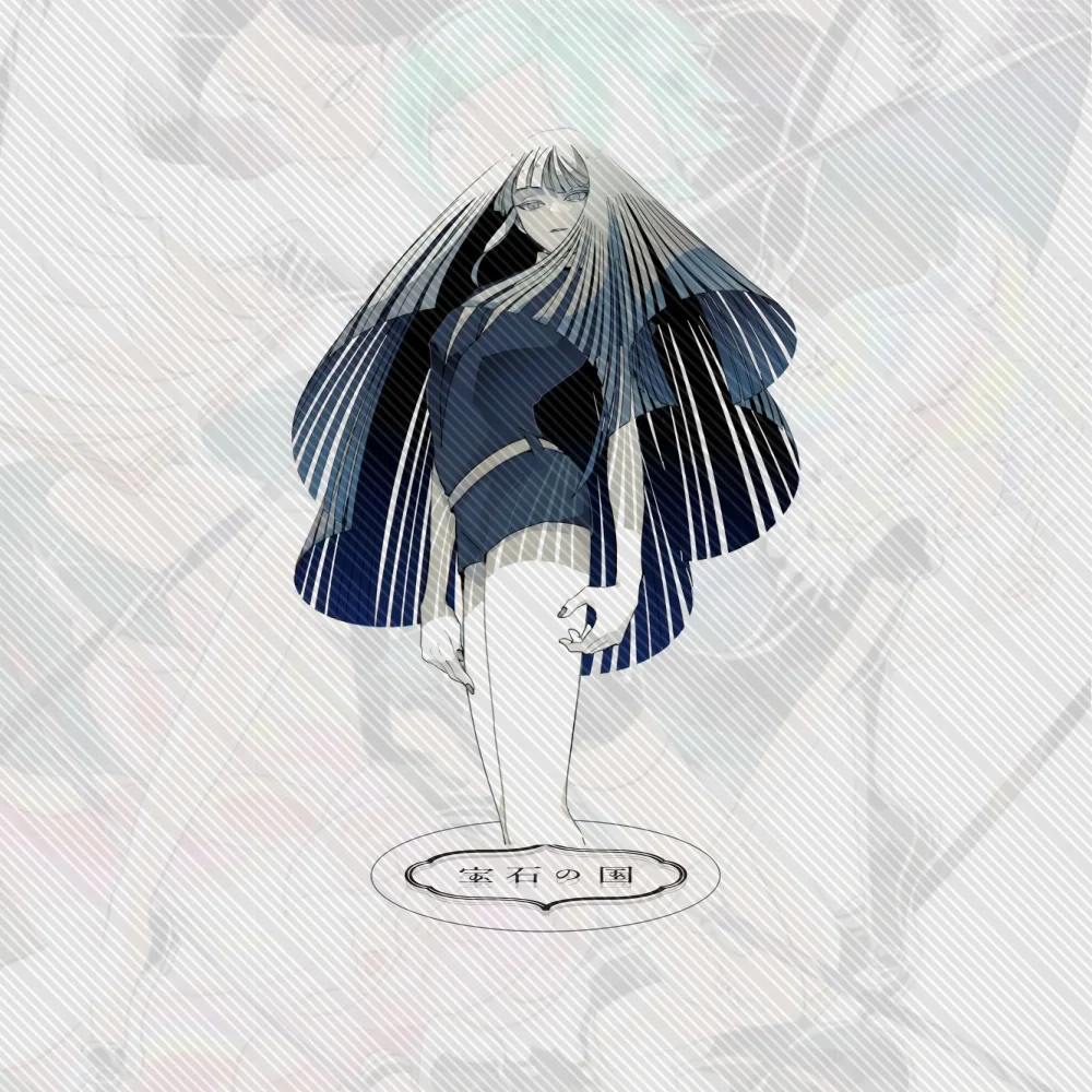 15 سنتيمتر الساخن أنيمي Houseki لا كوني الاكريليك تأثيري شخصيات سحرية حلية اكسسوارات هدايا عيد الميلاد جيدة #6