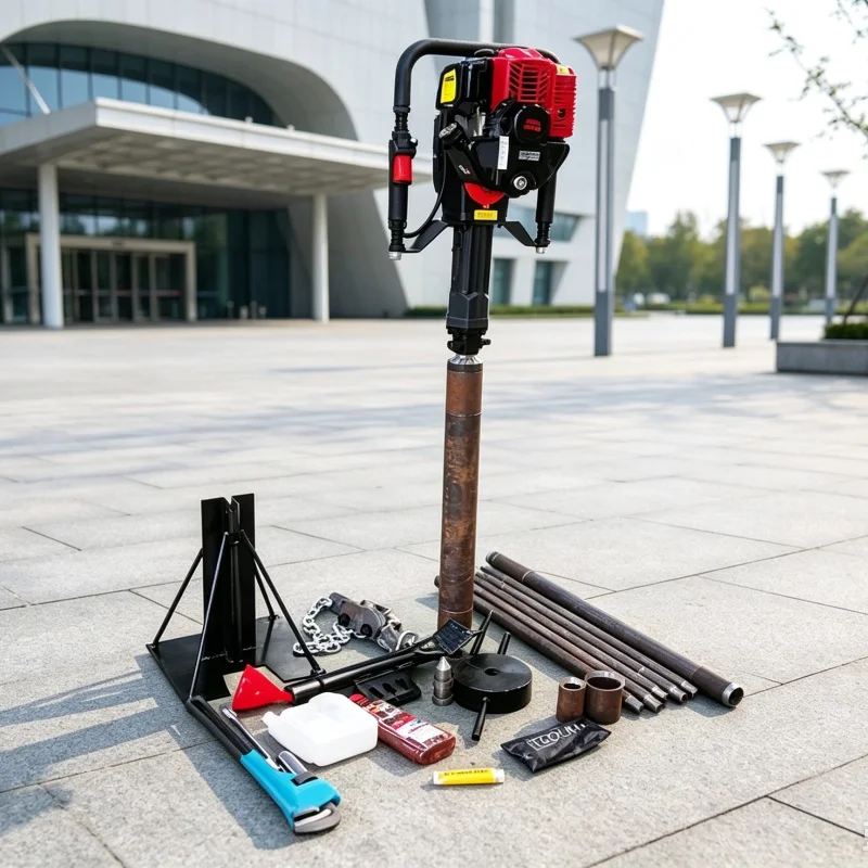 Customized Exploration Backpack‑type Core‑Sampling Drilling Rig for Portable Shallow Water Well Drilling