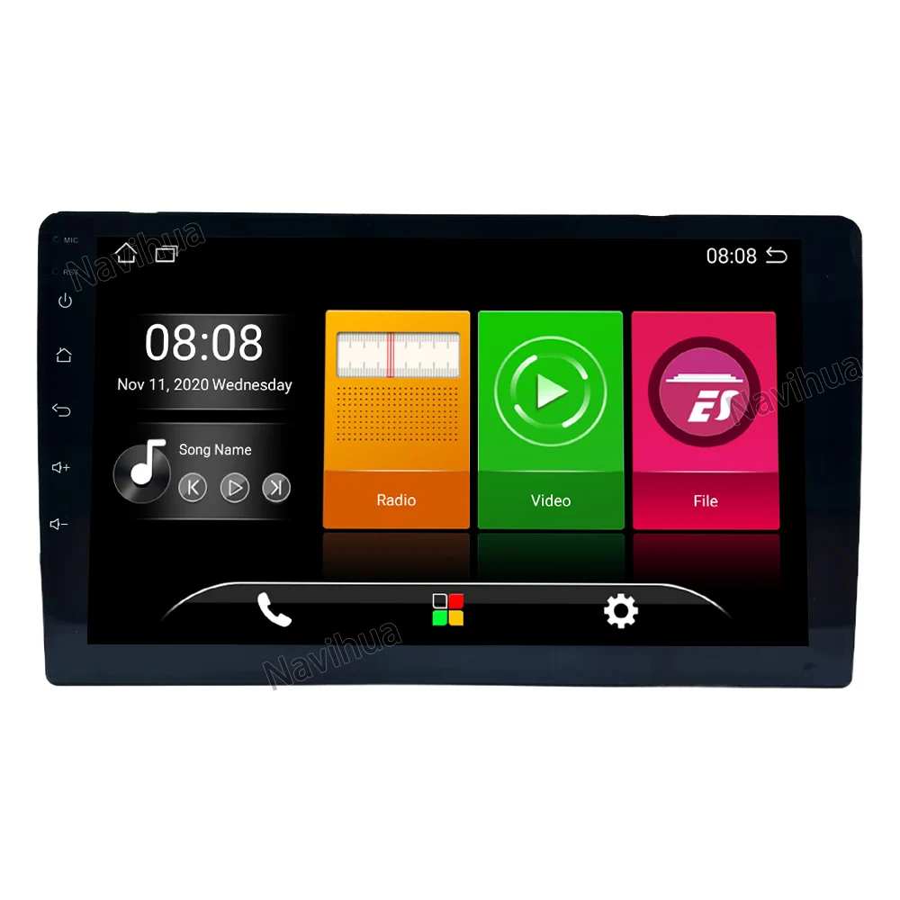 9 Inch Touch Screen Android Car Radio Stereo Video Universal Multimedia Auto Headunit Monitor Carplay GPS Navigation Music FM