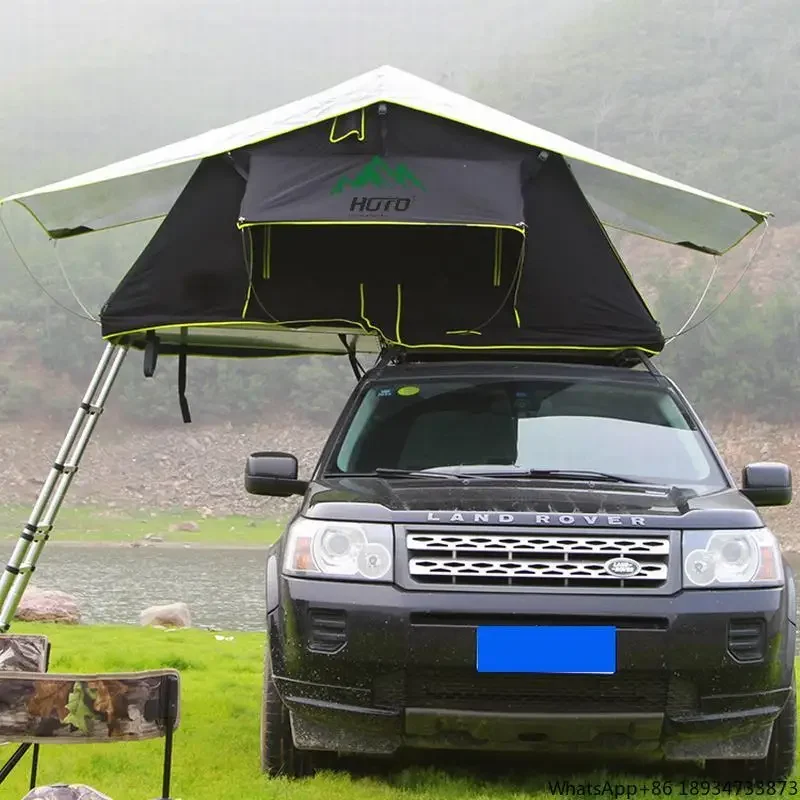 HOTO Easy to Set Up Soft shell Roof Top Tent Waterproof RTT Tent for SUV Truck Car Jeep