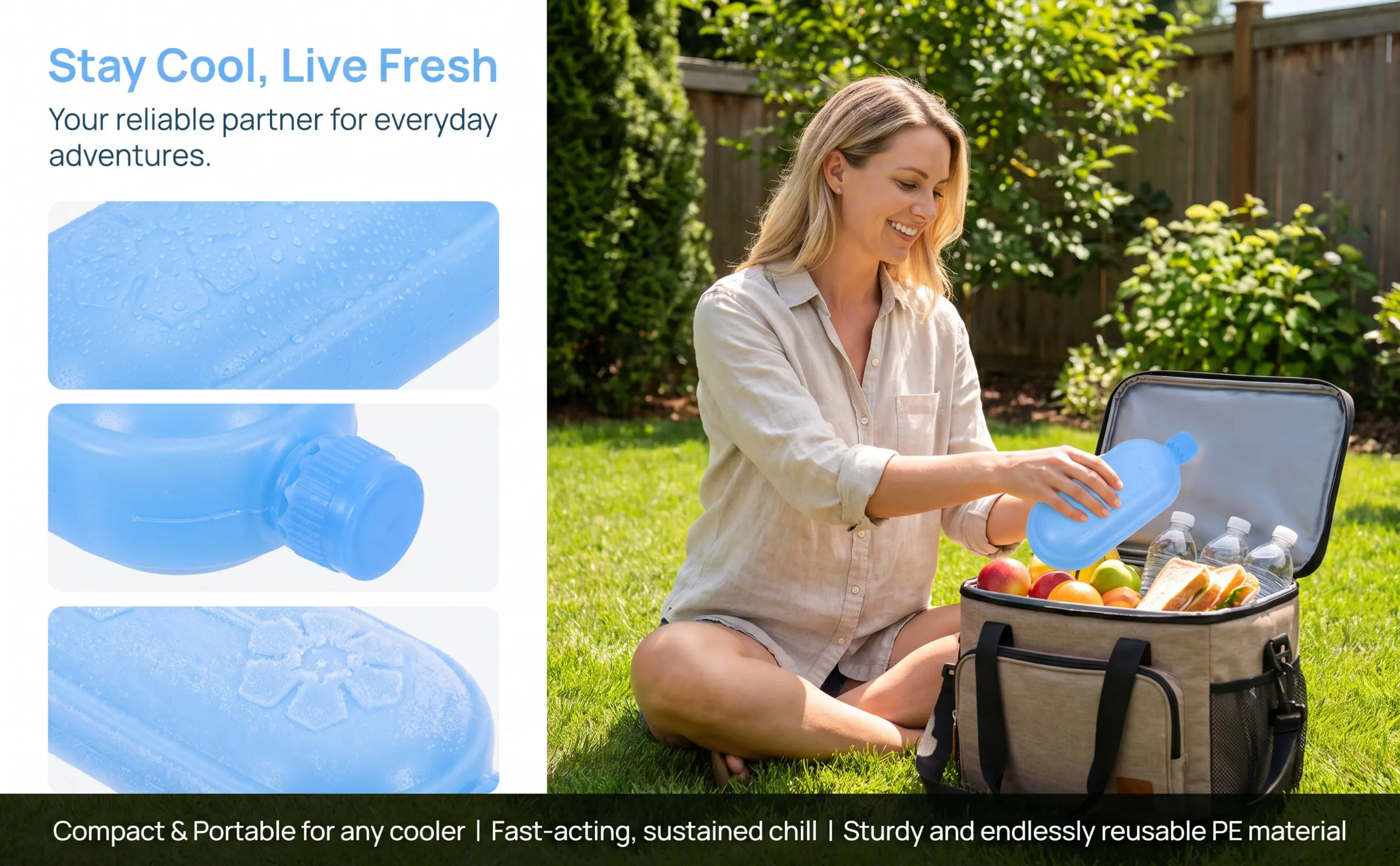 8Pcs Reusable Ice Crystal Boxes for Air Cooler Fans 4.72x1.97x1.38 Inch Enhanced Cooling Portable Freezer Blocks for Home Office