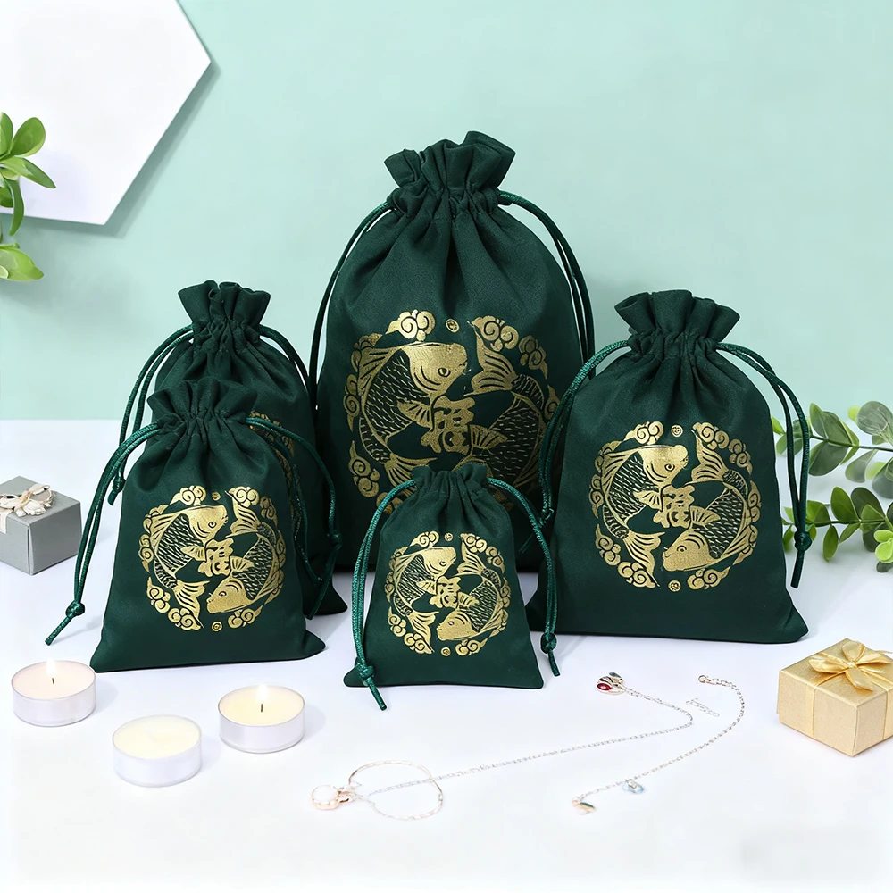 

Перерабатываемая льняная хлопковая фланелевая сумка, небольшая сумка на шнурке с индивидуальным логотипом для мыла, ювелирных изделий, подарочная упаковка, бархатные косметички