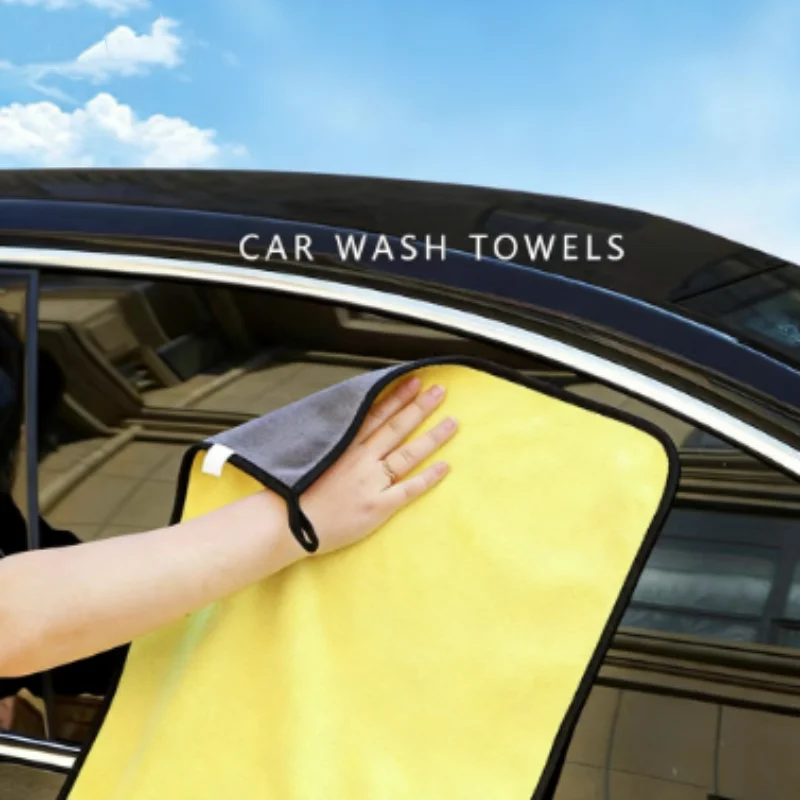 High-End Absorbent Microfiber Car Wash Towel - Superior Quality Detailing Cleaning Cloth for Car Wash Drying