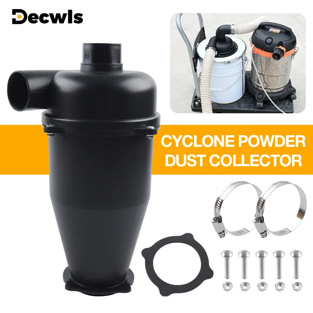 New Cyclone Separator for Vacuum Cleaner Cyclone Dust Collector DIY Turbocharged Woodworking Filter Professional Cleaning Tools