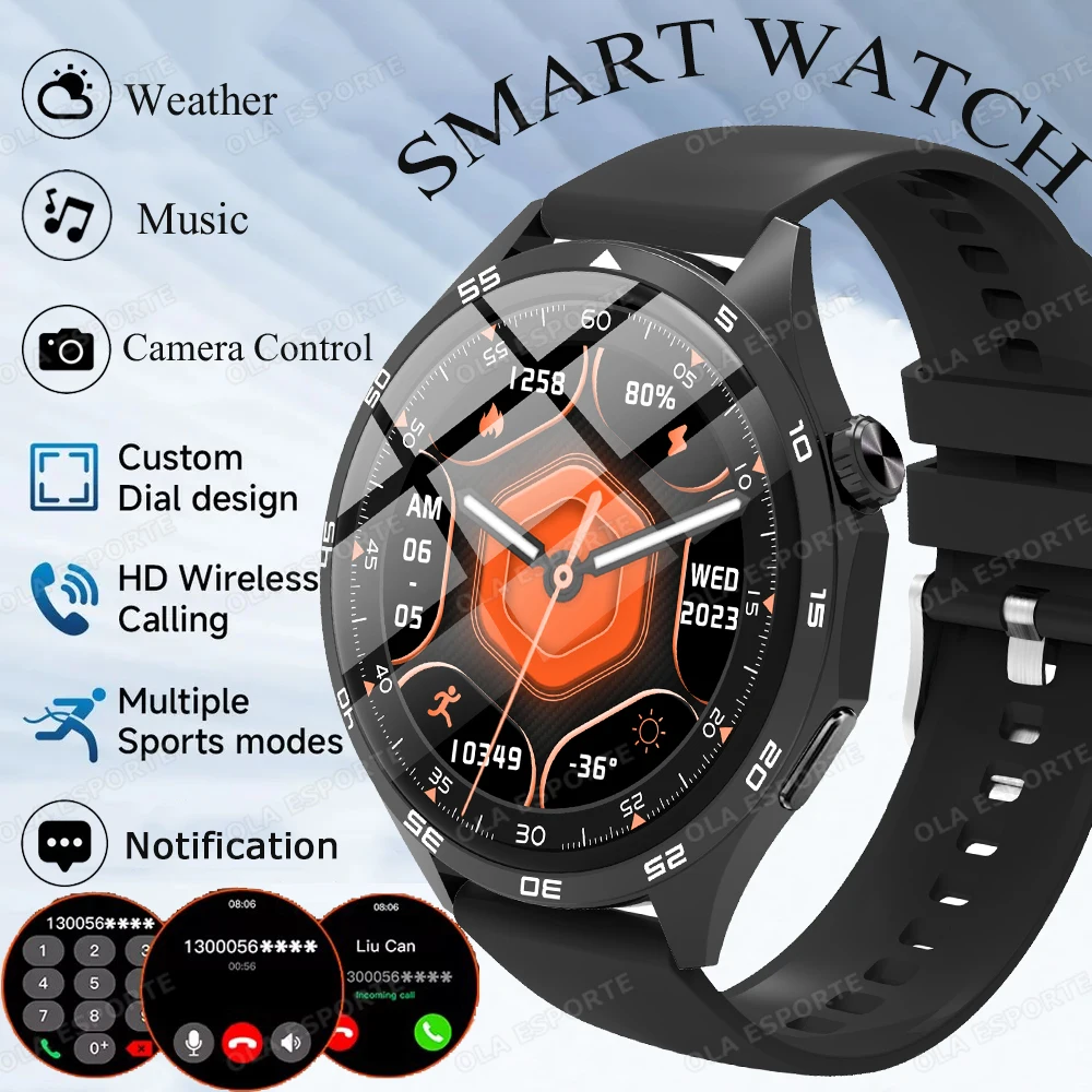 

Новые умные часы 2025 для женщин и мужчин, монитор здоровья сна, погода, музыка, режим освещения изголовья кровати, Bluetooth-вызов, спортивные водонепроницаемые умные часы