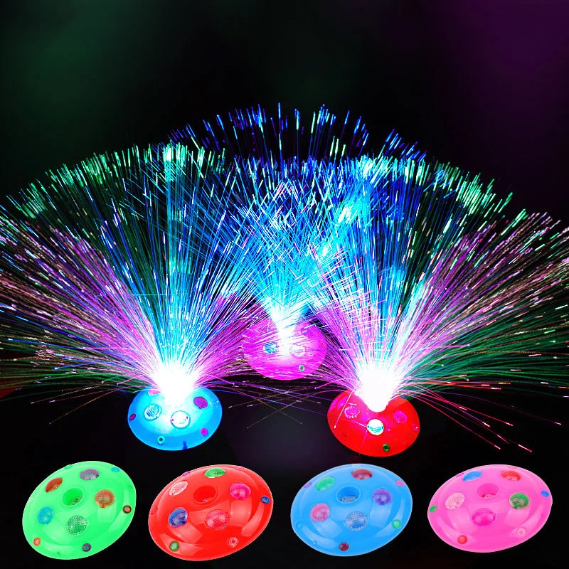 Colorful LED Fiber Nightlight Lamp Romantic Night Light Light Luminous Toys