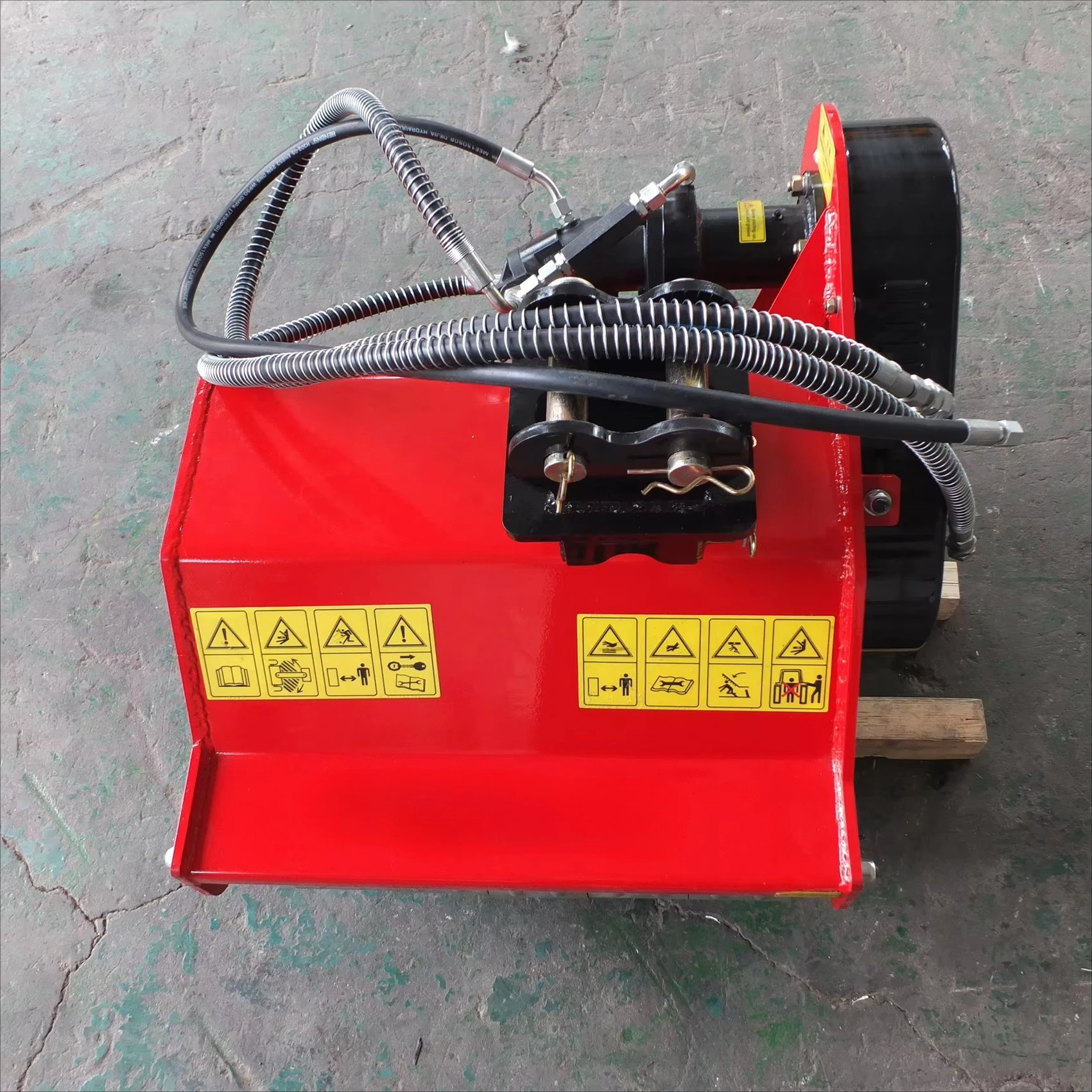 High Quality Hydraulic Flail Mower Mulcher for Excavator 2-5 Ton Engine Powered 1 Year Warranty 120kg