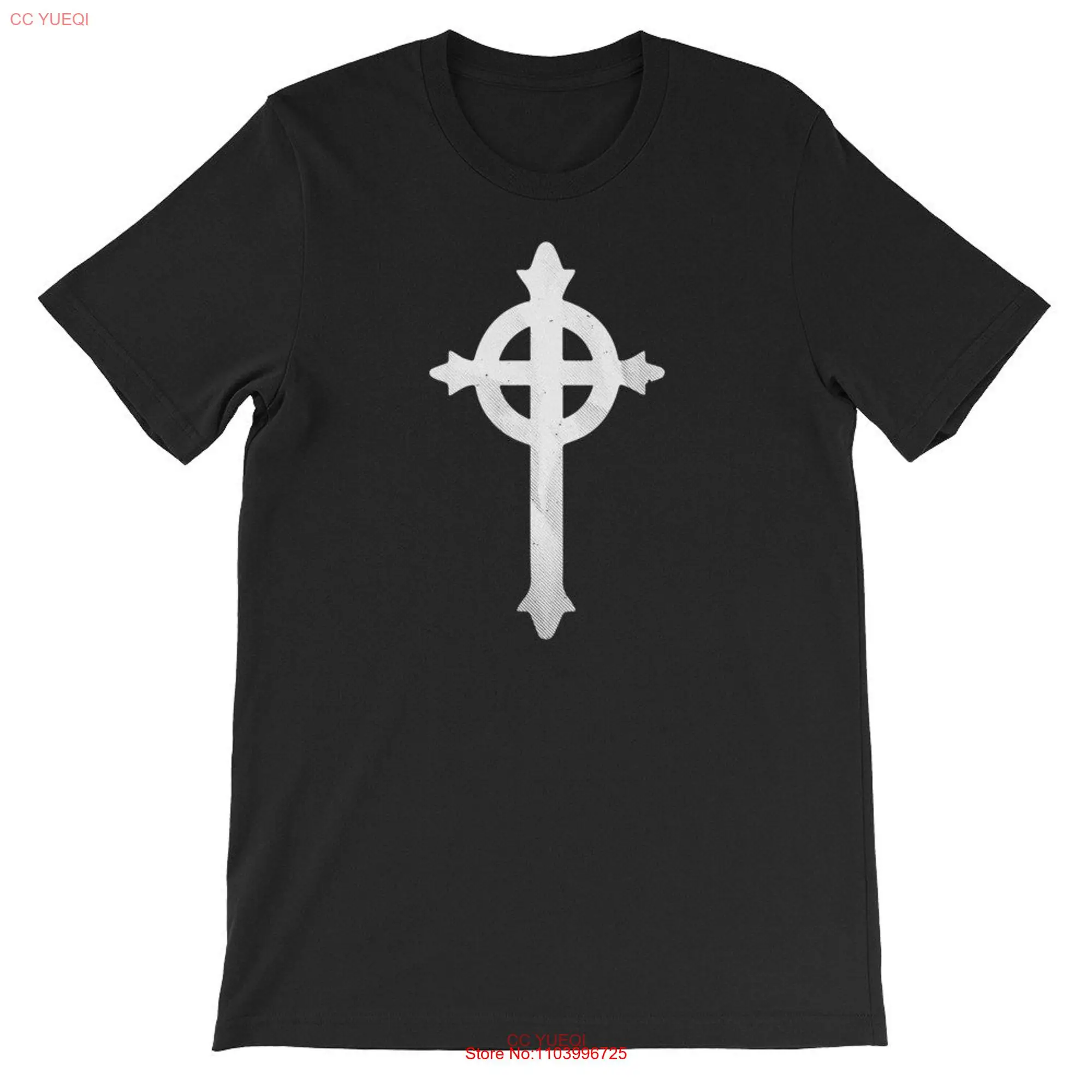 Presbyterian Cross Medieval Style Religion Church  T Shirt long or short sleeves