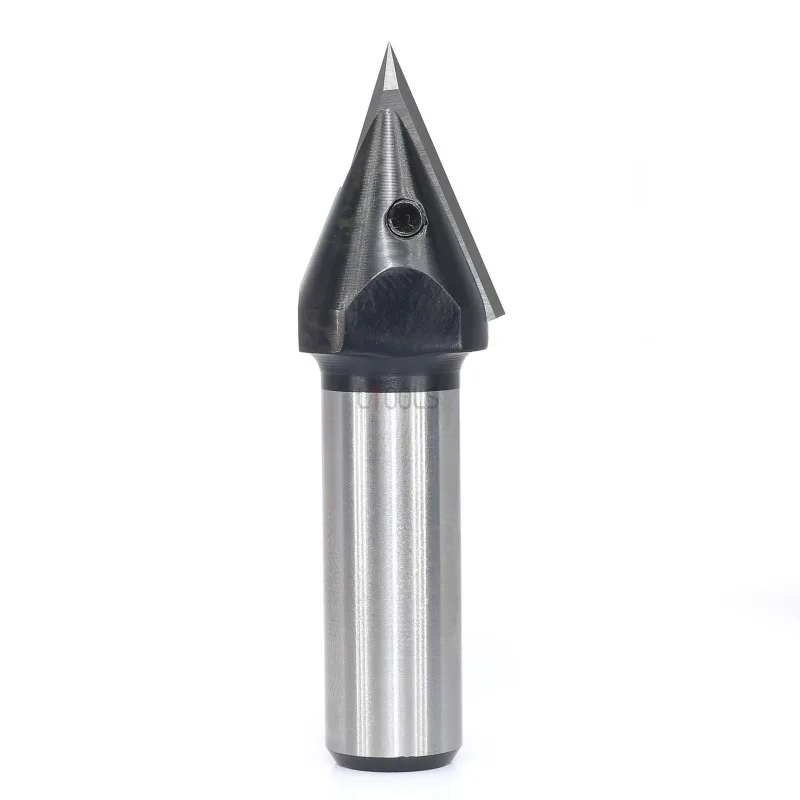 Imagem -04 - V-groove Slotting Router Bit para Carpintaria Gravação 3d Fresas Cnc Insert Shank Chanfrar 45 Graus mm