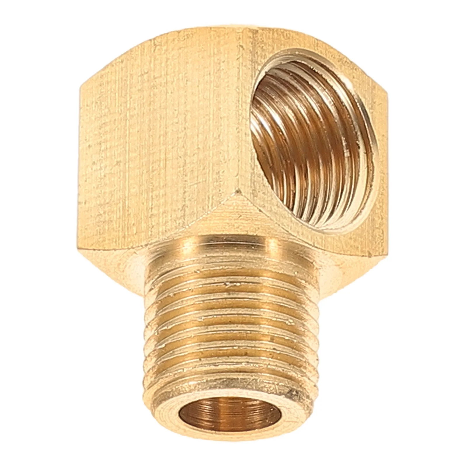 

1pcs Brass 90-Degree Elbow Pipe Fitting For Gas Oil Pipelines Corrosion-Resistant Leakproof Internal External Thread