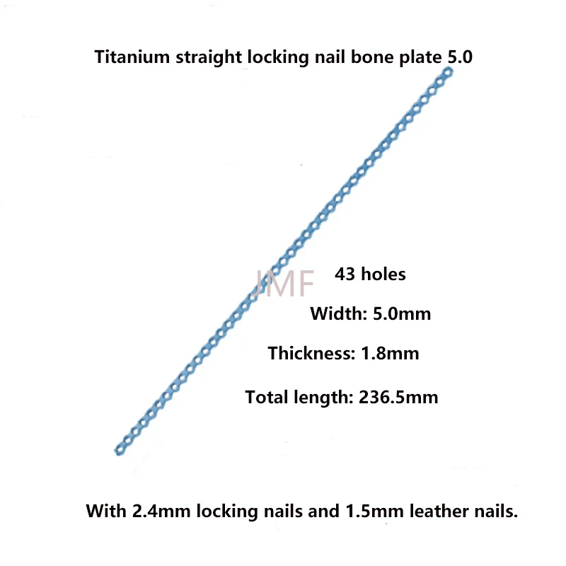 6 Styles Titanium Locking Bone Plate Pet Bone Plate Orthopedic Surgical Supplies