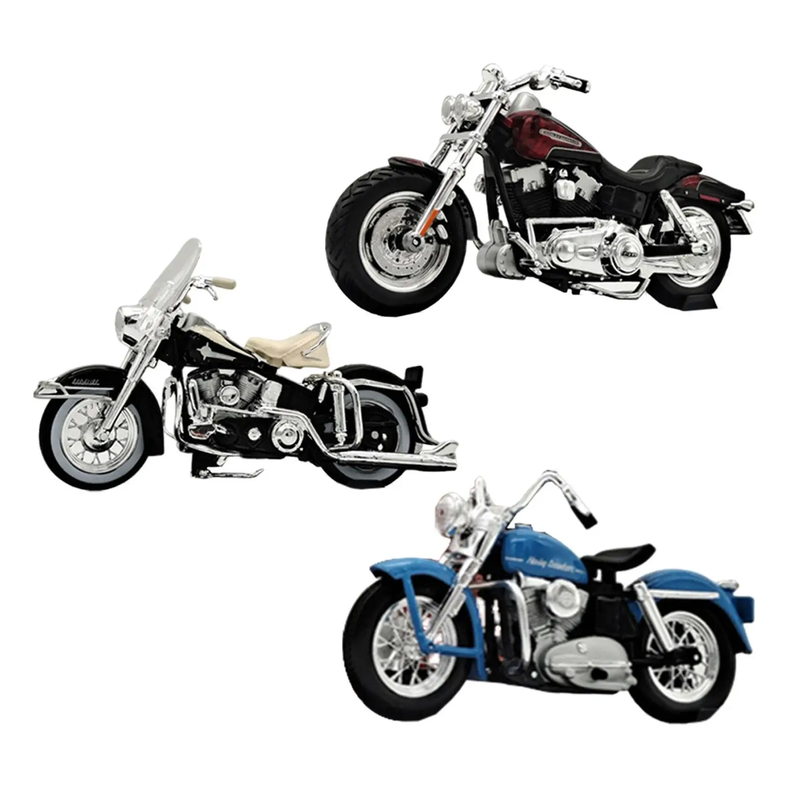 1/18 Motorcycle Model Gliding Simulation Motorcycle Home Decoration Desktop
