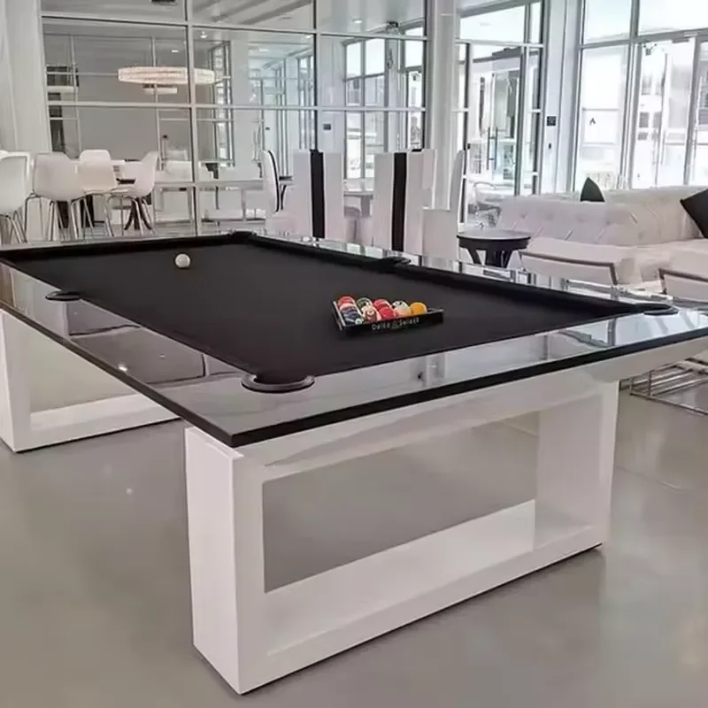 Custom High Grade Solid Wood Slate Billiard Pool Table 9ft 8ft 7ft Luxury Folding Design Leather Modern Popular Game Table