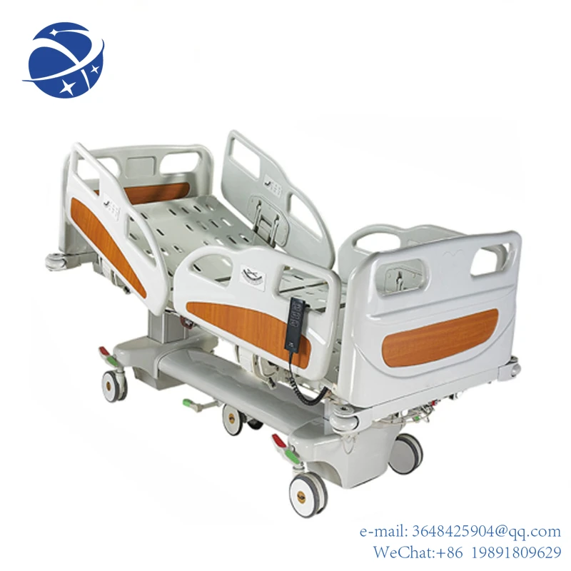 Medical ABS Electric Disabled Elderly Hospital Home Care Nursing examination Medical Bed With Wheel multi-function Patient Bed