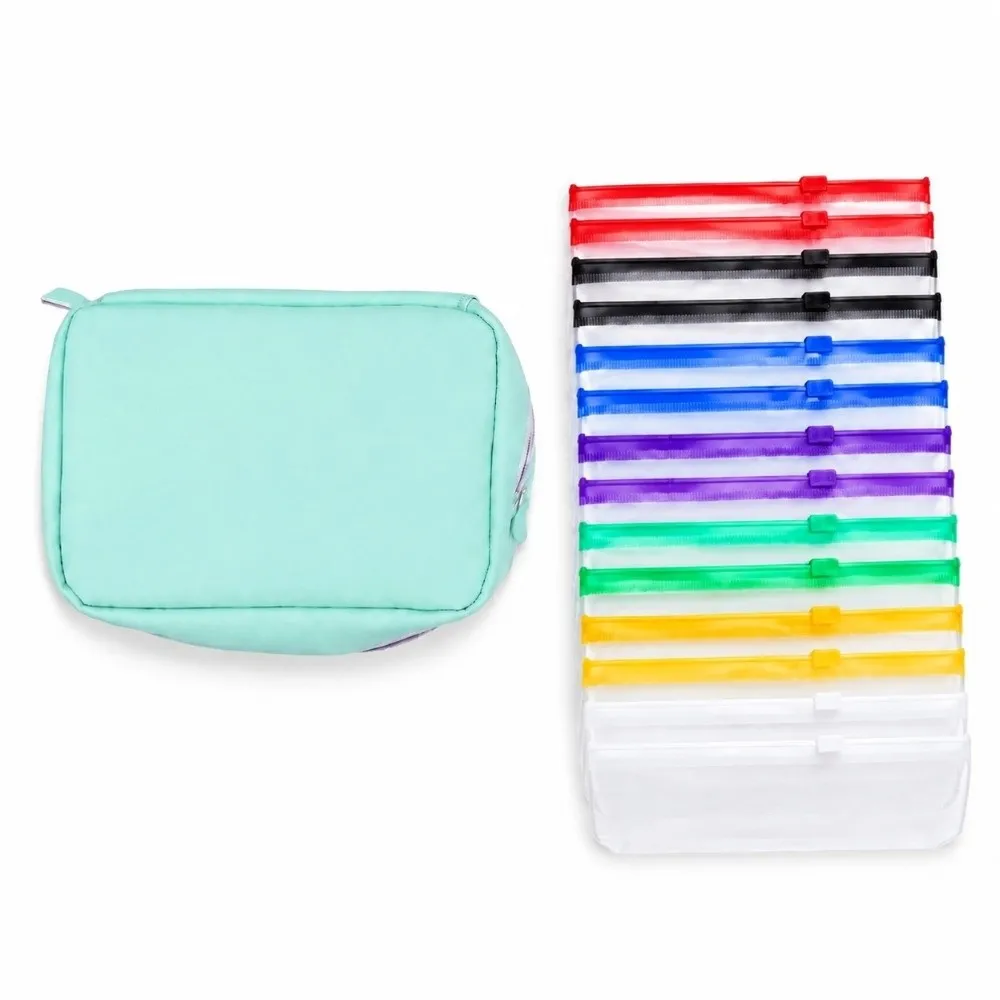 Durable Waterproof Pill Organizer Color-Coded Portable Travel Medicine Case Capsule Storage Pouch Outdoor