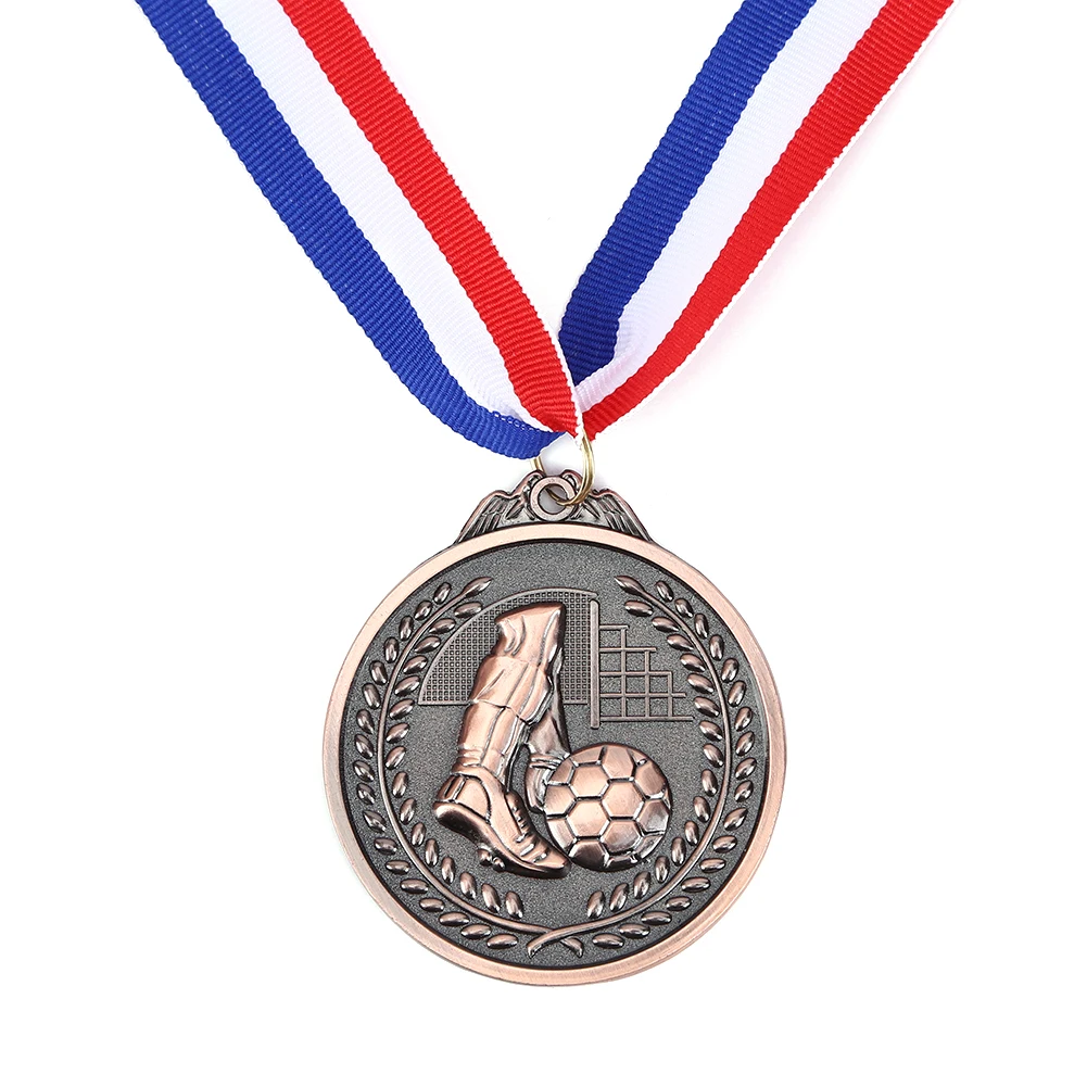 Football Competition Games Medals Zinc Alloy Sports Competition Awards Medals Wear- Collection Supplies