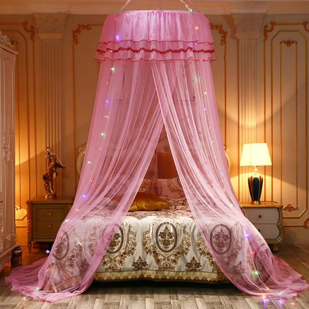 Small Dome Mosquito Net Bed Hanging Mosquito Net Home King-Size Bed Princess Wind Floor Models Mosquito Nets