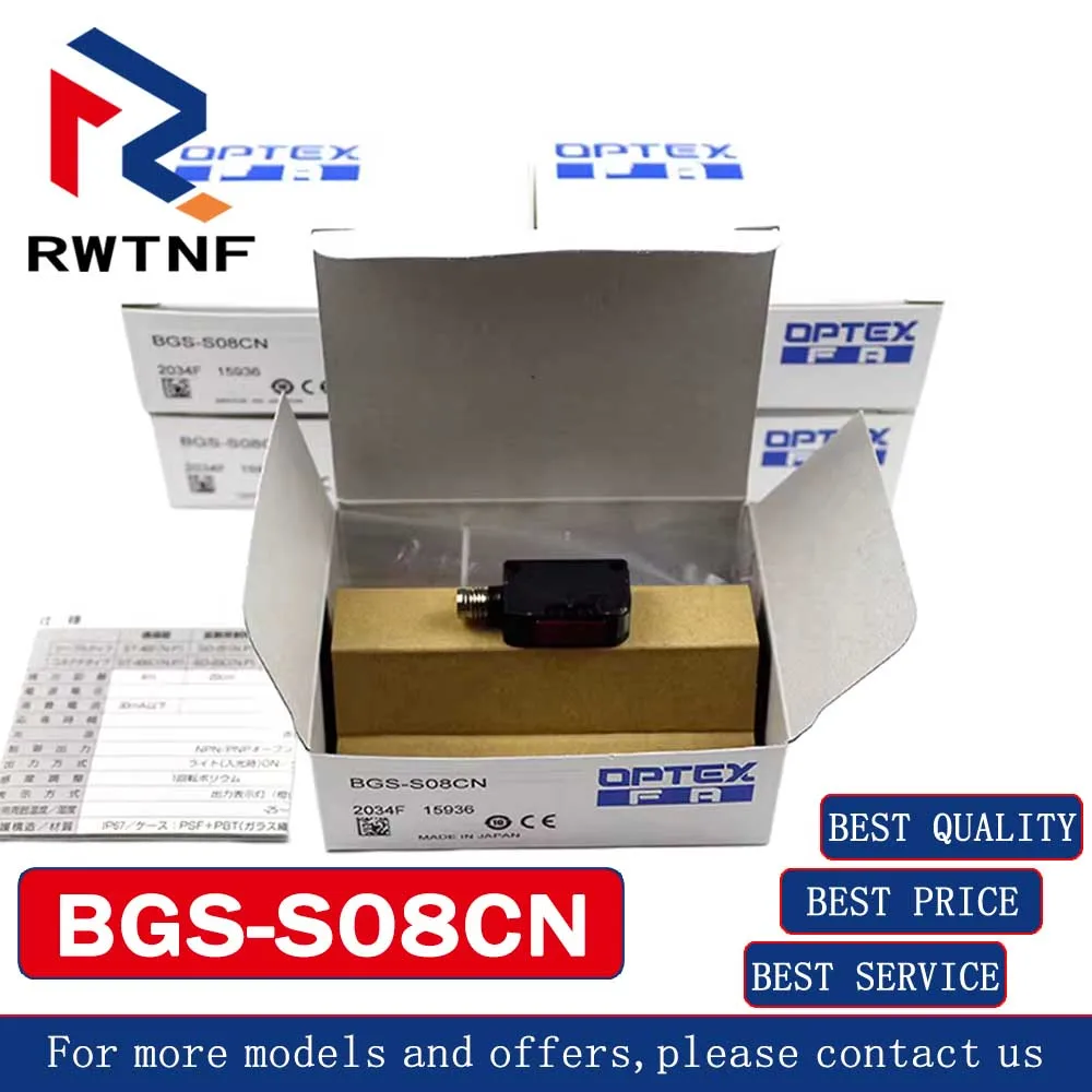 Brand New Genuine BGS-S08CN OPTEX Proximity switch sensor infrared induction NPN PNP reflective type