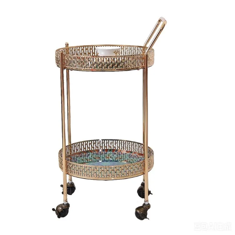 Home mobile shelves, living room dining room bedroom floor-to-ceiling sliding storage rack