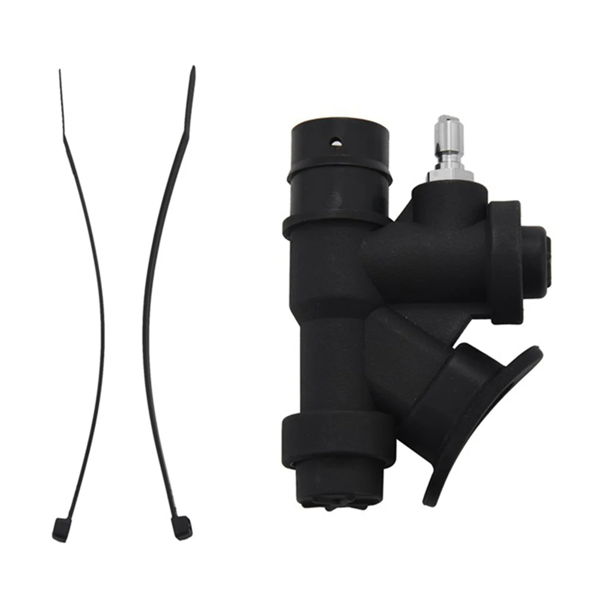 Scuba Diving Universal Bcd Electric Inflator with 45 Degree Angle Mouthpiece for Standard 1 Hose K-Type Safety Valve