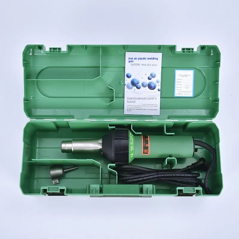 PP Sheet PVC Plastic Flooring Welding Tool Delay Shutdown 1600W Hot Air Plastic Welding Gun/Seamer 230V 1-Year