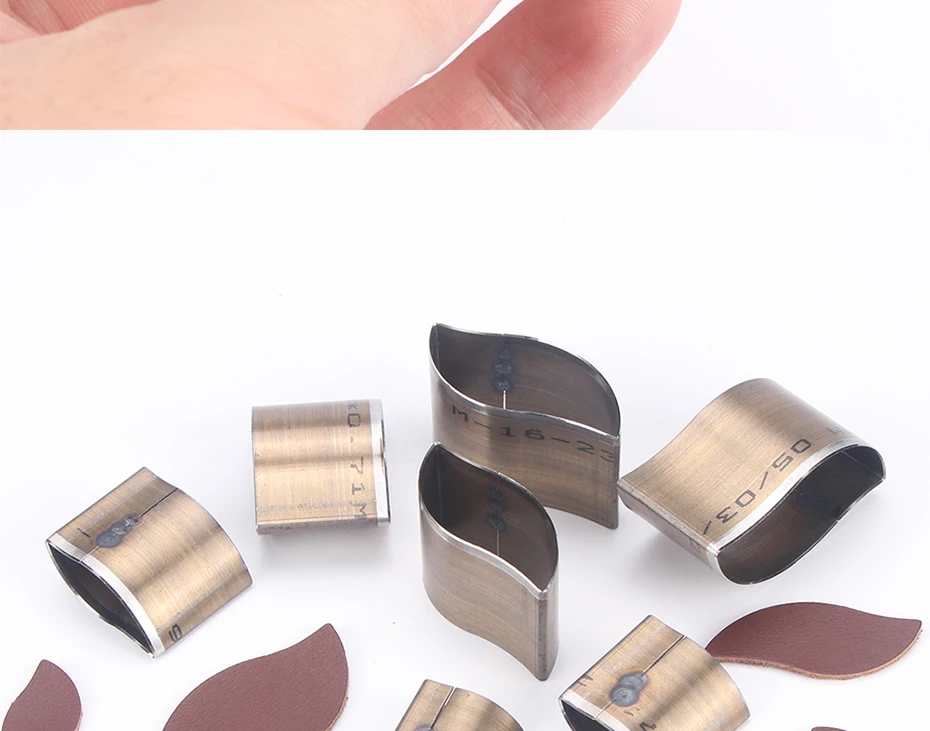 QJH 20–50 mm gestanzte Lederohrringe/Tropfenformschneider/8 Formen/Herz/Quadrat/Abgerundetes Quadrat/Dreieck/Hexagon/Pflaume/Tropfen/Blatt – Detail 6