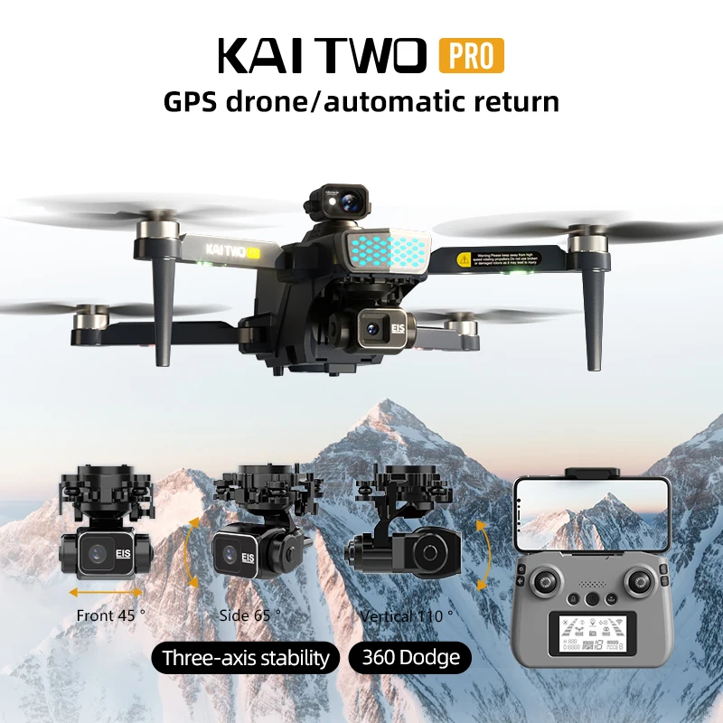 K2 GPS Drones 8K Professional FPV Dron With 4K Camera HD RC Quadcopter Obstacle Avoidance 3-axis Aerial Aircraft Helicopter 5G