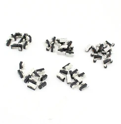 10Pcs KW10 series 3-pin long hinge rod instantaneous SPDT mini switch AC 125V 1A 12 x 6 x 13mm